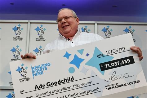 ade goodchild|black lottery winners uk.